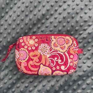 Vera Bradley Raspberry Fizz Zipper Lined Pouch